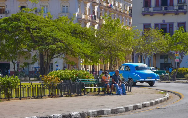 Havana Cuba Carro Velho Temporizador Estilo Retro — Fotografia de Stock