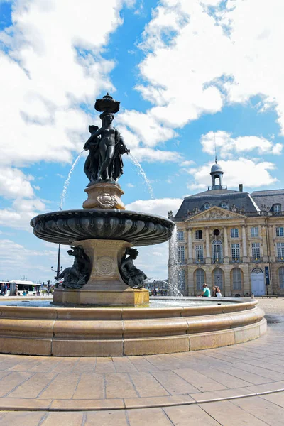 Bordeaux Plaque Tournante Célèbre Région Viticole Est Une Ville Portuaire — Photo