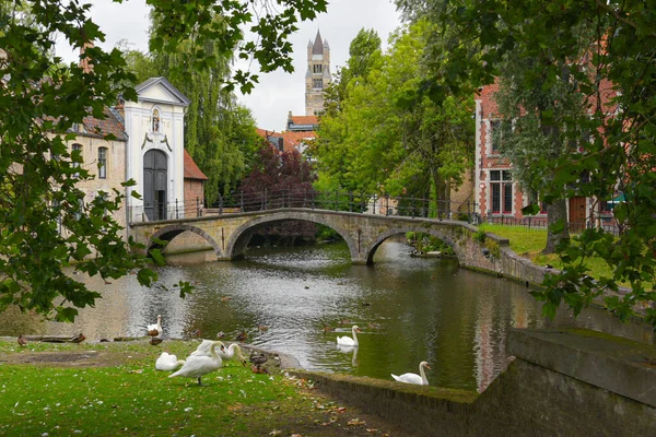 Bruges Belgium Capital West Flanders Northwest Belgium Distinguished Its Canals — Stock Photo, Image