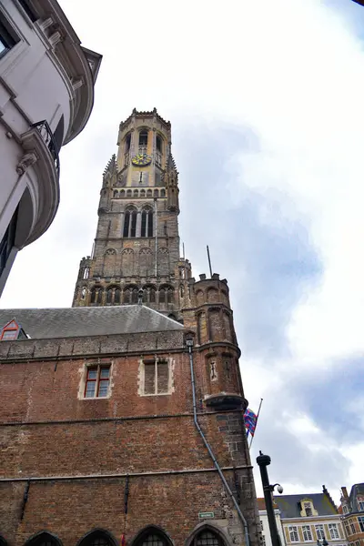 Μπρουζ Βέλγιο Bruges Πρωτεύουσα Της Δυτικής Φλάνδρας Στο Βορειοδυτικό Βέλγιο — Φωτογραφία Αρχείου