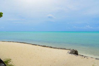 Bora Bora, Güney Pasifik adası Tahiti 'nin kuzeybatısında Fransız Polinezyası