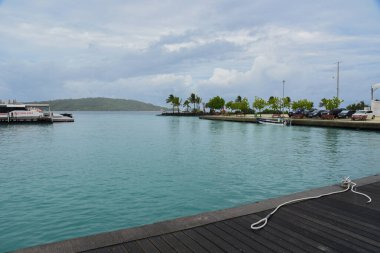 Bora Bora, Güney Pasifik adası Tahiti 'nin kuzeybatısında Fransız Polinezyası