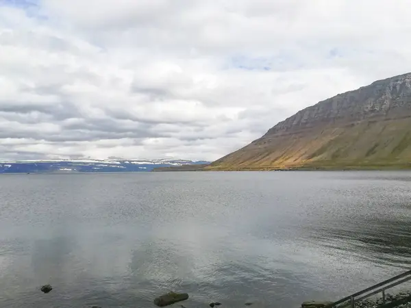 Iceland Рейкьявик Побережье Исландии Является Столицей Страны Крупнейшим Городом Исландия — стоковое фото