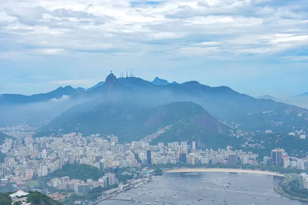 Rio Janeiro Brasilien Die Zuckerhut Seilbahn Ist Ein Seilbahnsystem Rio lizenzfreie Stockbilder