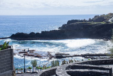 İspanya 'nın Kanarya Adaları' ndaki La Palma adasındaki merdiven