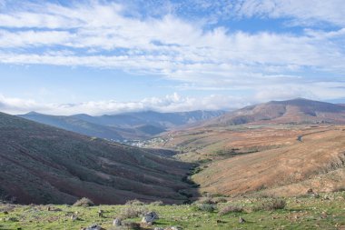 Desert landscape in Tenerife, Canary Islands, Spain.