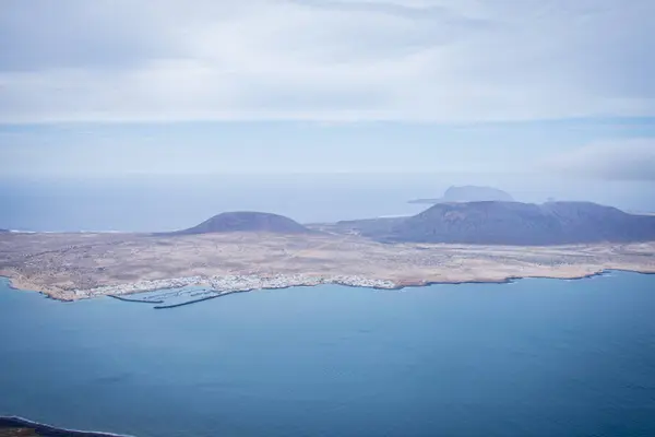 Volcanic Landscape Island Lanzarote Canary Islands Spain Royalty Free Stock Photos