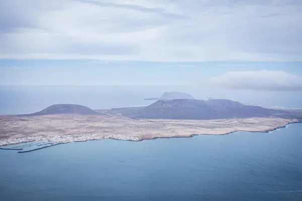 Volcanic Landscape Island Lanzarote Canary Islands Spain Stock Image