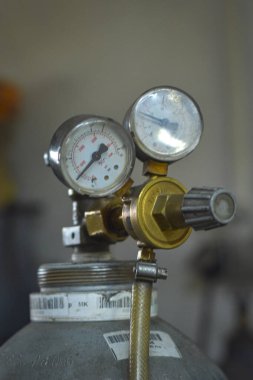 Makedonya 'nın Kocani kenti yakınlarındaki alet ve makineli sanayi atölyesi