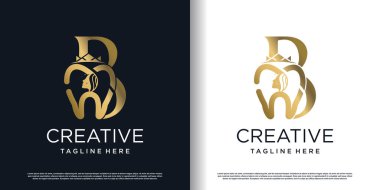 B harfi konsept premium vektörlü diş güzelliği logosu simgesi