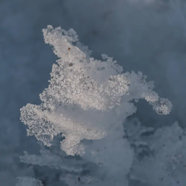 Detailní Záběr Detail Ledových Formacích Březích Botnického Zálivu Pori Finsko — Stock fotografie
