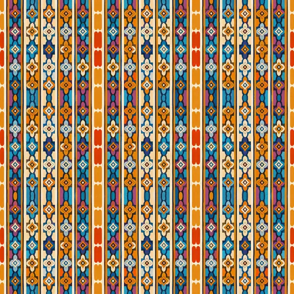 Textilní Vzor Bezešvý Vzor Batikovaná Látka — Stock fotografie