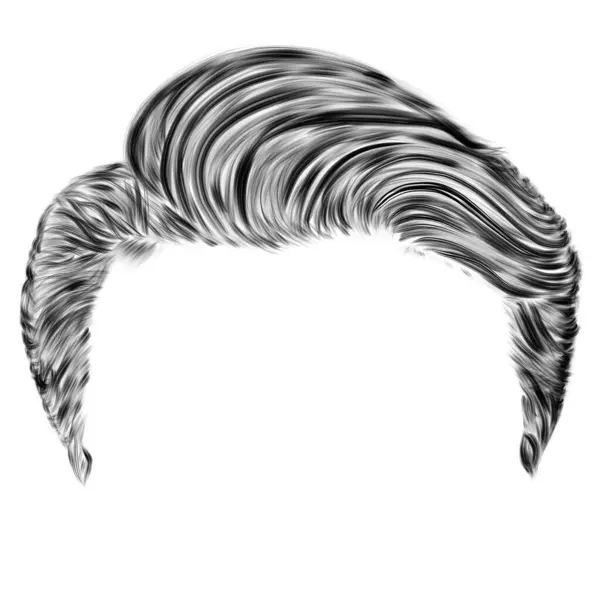Croquis Coupe Cheveux Des Hommes Coiffure Homme — Photo