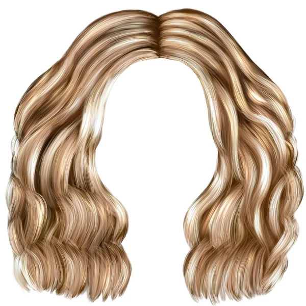 Kurze Blonde Haare Frauenfrisur — Stockfoto