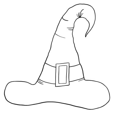 Cadılar Bayramı cadı şapkası.