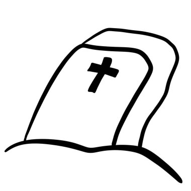 Cadılar Bayramı korkunç mezar taşı mezarı