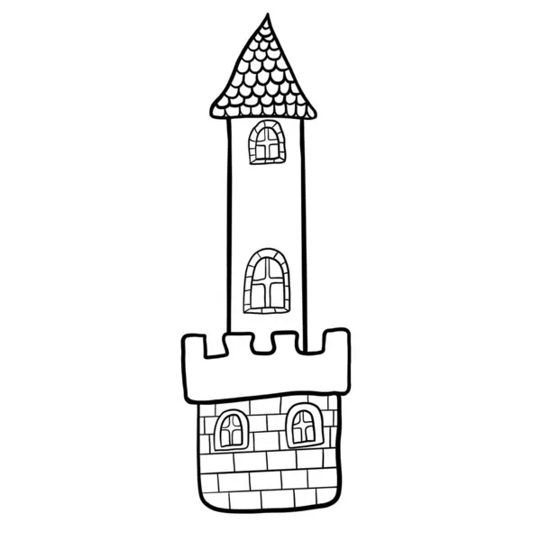 Сказочный Замок Хэллоуин — стоковый вектор