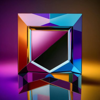 Küpler ile soyut arkaplan