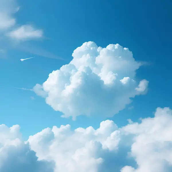 Blue Sky Clouds — Stock Photo, Image