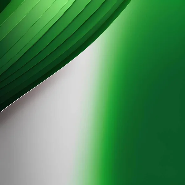 Abstrakt Grön Bakgrund Med Linjer — Stockfoto