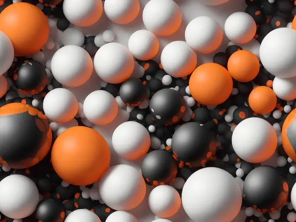 Renderizado Una Molécula —  Fotos de Stock