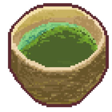 Bu büyüleyici mikroskobik element sevgili matcha 'nın enfes ve yenilikçi pikselli bir temsilini sunar. Canlı ve dünyevi bir Japon yeşil çayı..
