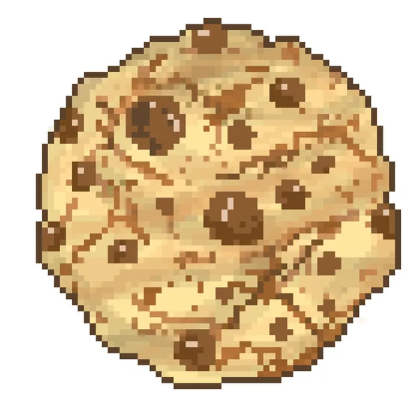 Tento Pixelated Cookie Ilustrace Rozkošný Vizuálně Atraktivní Microstock Prvek Který — Stock fotografie
