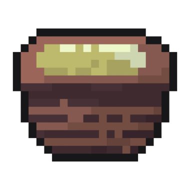 dinamik dijital projeler ve tasarımlar için yeşil çay pikseli.