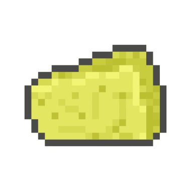 Dinamik dijital projeler ve tasarımlar için peynir piksel sanatı.