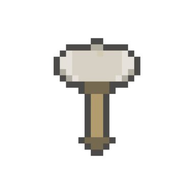 Dinamik dijital projeler ve tasarımlar için çekiç pikseli sanatı.