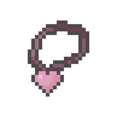 dinamik dijital projeler ve tasarımlar için kolye pikseli sanatı.