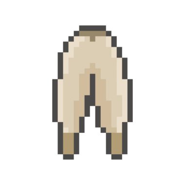 dinamik dijital projeler ve tasarımlar için pantolon pikseli sanatı.