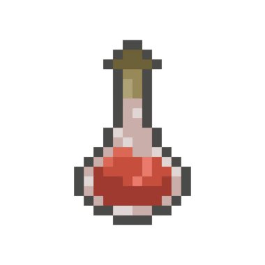 dinamik dijital projeler ve tasarımlar için iksir piksel sanatı.