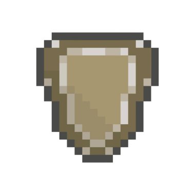 dinamik dijital projeler ve tasarımlar için kalkan piksel sanatı.