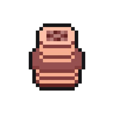 dinamik dijital projeler ve tasarımlar için kek pikseli sanatı.