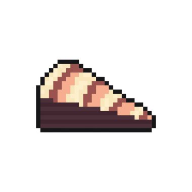 dinamik dijital projeler ve tasarımlar için kek pikseli sanatı.