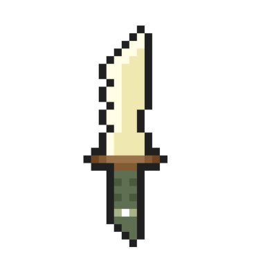 bıçak piksel sanatı dinamik dijital projeler ve tasarımlar için.