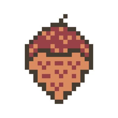 Çiziminiz için kozalak pikseli sanatı