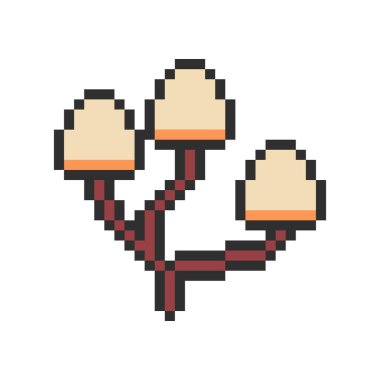 Üç mantar pikseli resim