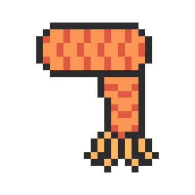 Sonbahar şalı piksel sanatı