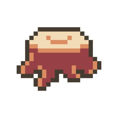 İhtiyaçlarınız için ağaç günlük pikseli sanatı 