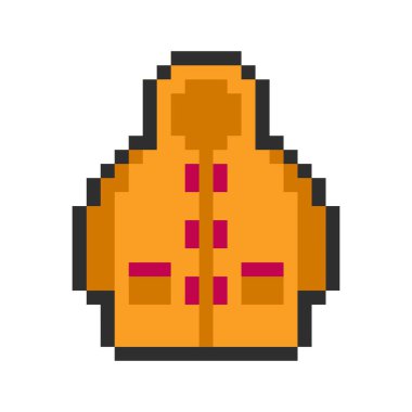 İhtiyaçlarınız için yağmurluk piksel sanatı 