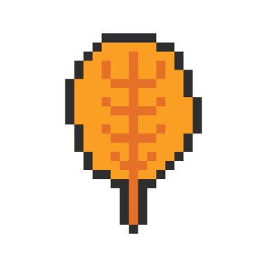 Sonbahar yaprağı piksel sanatı ihtiyaçlarınız için