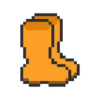 İhtiyaçlarınız için ayakkabı pikseli sanatı