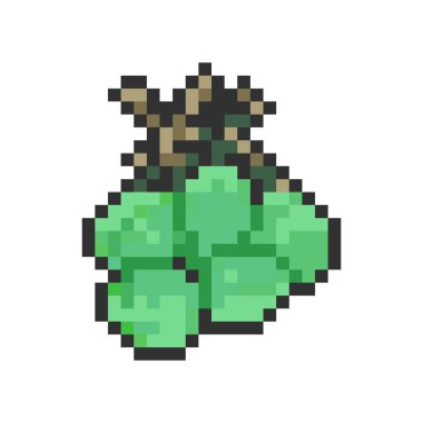 Taze mango meyve pikseli sanatı