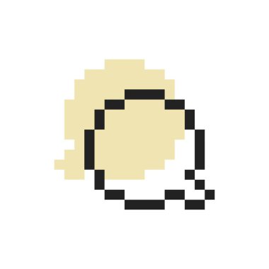 iki sohbet kabarcığı piksel sanatı