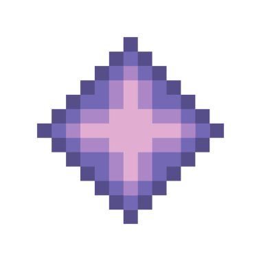 renkli soyut şekil piksel sanatı