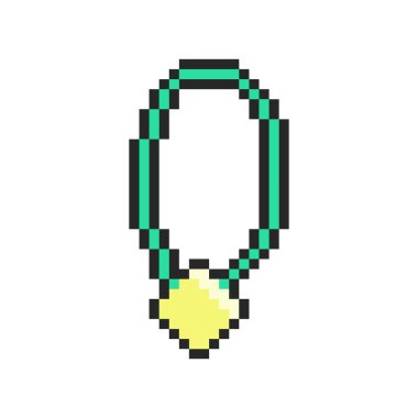 Altın madalyon sahibi piksel sanatı