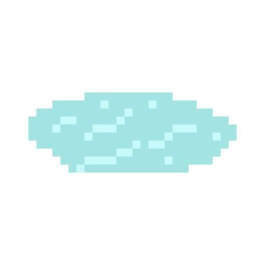 Temiz göl pikseli sanatı