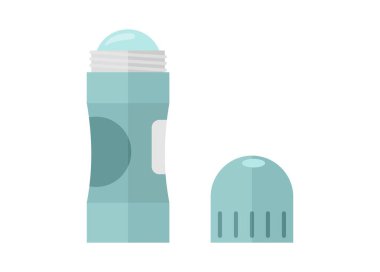 Deodorant çubuğu. Basit düz resimleme.